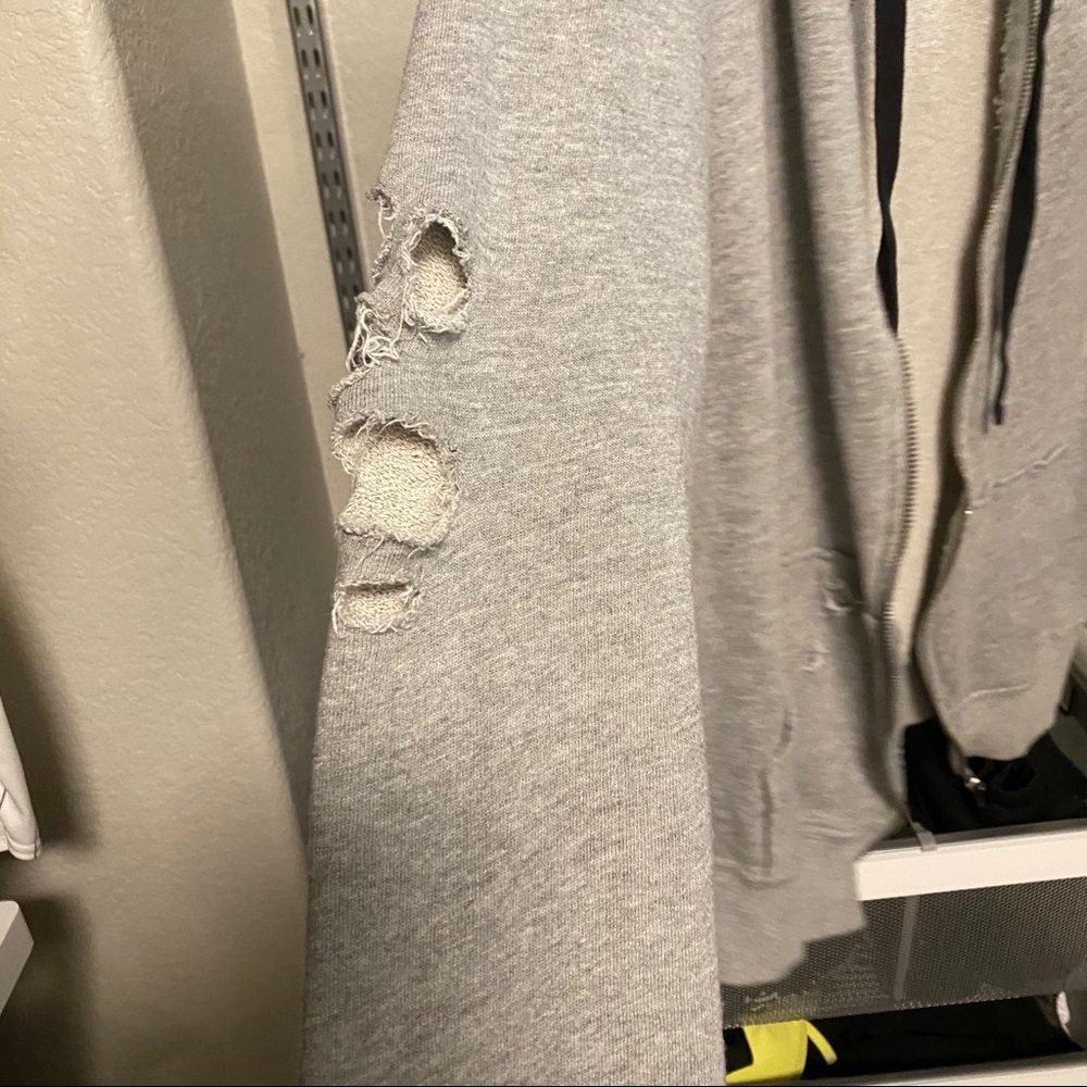 Material Girl Ripped Hoodie - Picture 6 of 6
